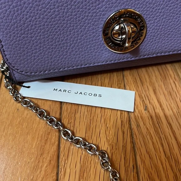 NWT ❤️Marc Jacobs The Wallet on Chain Bag with turn lock - Picture 6 of 17